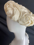 Vintage 1950-1960 Velvet Circles Pill Box Hat