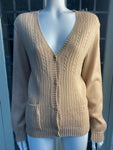 Vintage Courreges Cable Knit Cardigan