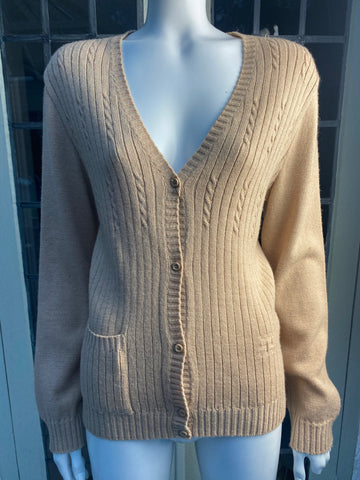 Vintage Courreges Cable Knit Cardigan