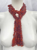 Baltic Amber Bead Necklace with Sterling Silver Clasp