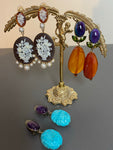 Philippe Ferrandis Victorian Style Clip On Earrings