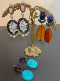 Philippe Ferrandis Victorian Style Clip On Earrings