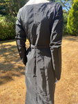 Vintage 1980s Goth Glam Black Dress