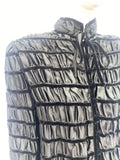 Vintage Lancetti Rushed Ribbon Black Jacket