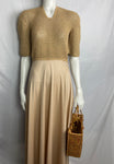 Vintage 1970s Crochet Spider Web Dress