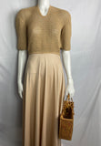 Vintage 1970s Crochet Spider Web Dress