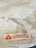 Vintage 1950s White Raffia Hat