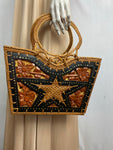 Vintage 1970s Crochet Spider Web Dress