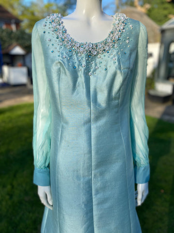 Vintage “Eau de Nil” Dynasty dress