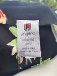 Ungaro Solo Donna Black Floral Dress