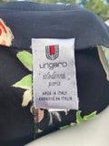 Ungaro Solo Donna Black Floral Dress