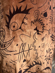 Vintage 1980s Matisse/Picasso Inspired Print Dress