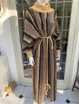 1970s Boho Maxi Caftan Dress Coat