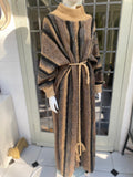 1970s Boho Maxi Caftan Dress Coat