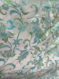 1950s “Eau De Nil” damask silk dress.