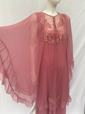 KATI by Laura Phillips Taupe Pink Dress