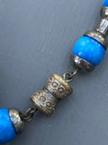 Louis Rousselet Blue Glass Necklace