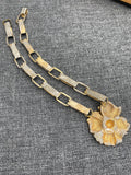 Kenneth Jay Lane Forget Me Not Necklace