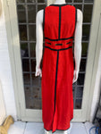 Gerald McCann MOD maxi red dress