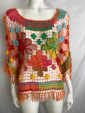 Vintage Crochet Multicoloured Top