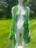 Vivienne Westwood Anglomania Green Wrap Top