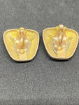 Vintage Antioch Silver 925 Hammered Clip-On Earrings
