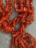 Baltic Amber Bead Necklace with Sterling Silver Clasp