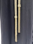 Art Deco Flapper 2.6m Rhinestone Tasseled Belt