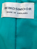 Turquoise Green Wool Coat