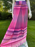 Pierre Cardin Paris Pink Ombre Chiffon Skirt