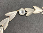 Art Deco Neo Classical Rivière Bezel Crystals Necklace