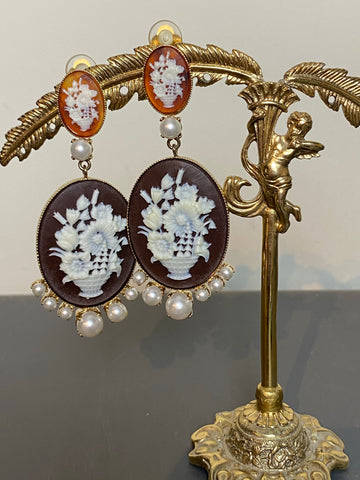 Philippe Ferrandis Victorian Style Clip On Earrings