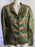 Vintage Guy Laroche Gold Lame Jacket
