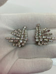 Vintage 1950s Crystal Clip-Ons Earrings