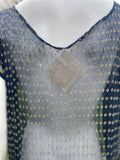 Art Deco Assuit Midnight Blue Dress