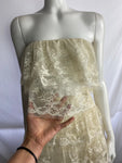 Vintage Frank Usher Bridal Boho Festival Lace 3-piece Skirt Suit