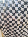 Vintage 1980a sequinned Houndtooth Effect Dress