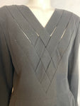 David Molho Paris Faubourg Saint Honore Black Dress