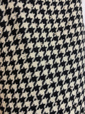 Vintage TATI Houndtooth Dress with Rhinestones.