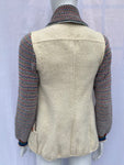 Vintage Peroche Paris Boiled Wool White Coat