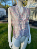 Vintage Ikat Silk Waistcoat