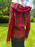 Save The Queen Red Lochcarron Tartan Top