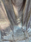 1920s Art Deco Lame Dress Train Cape Robe