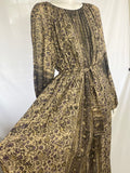 Vintage Phool Indian Maxi Gauze Cotton Dress