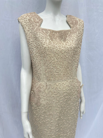 Vintage Couture Soutache Dress