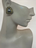 Vintage Antioch Silver 925 Hammered Clip-On Earrings