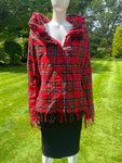 Save The Queen Red Lochcarron Tartan Top