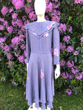Vintage 1980s Creation Mademoiselle Purple Dress