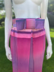 Pierre Cardin Paris Pink Ombre Chiffon Skirt
