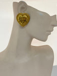 Vintage Butler& Wilson Hearts Clip-On Eaarings